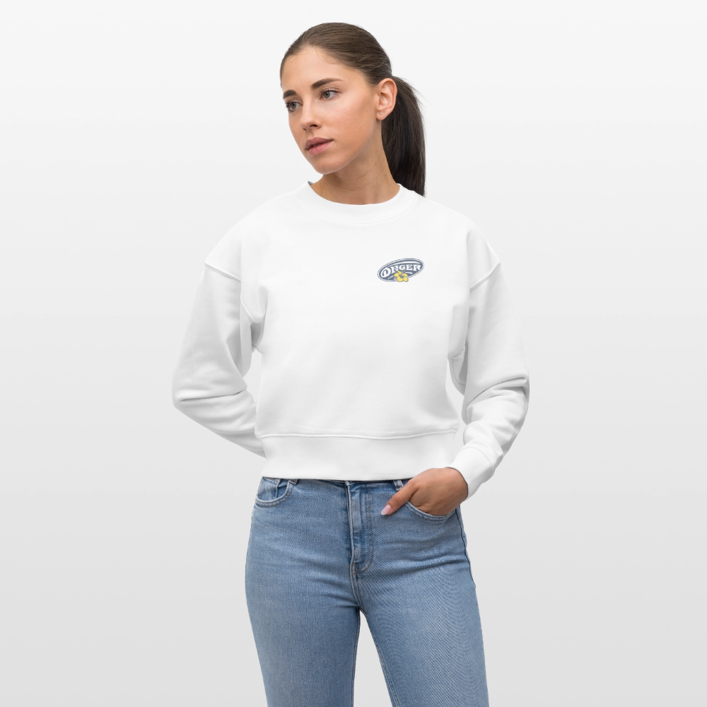 Hoodie femme - Floral Mood - white