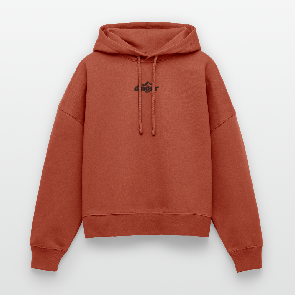 Sweat à capuche bio Femme - Original - terracotta
