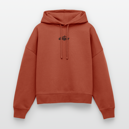 Sweat à capuche bio Femme - Original - terracotta