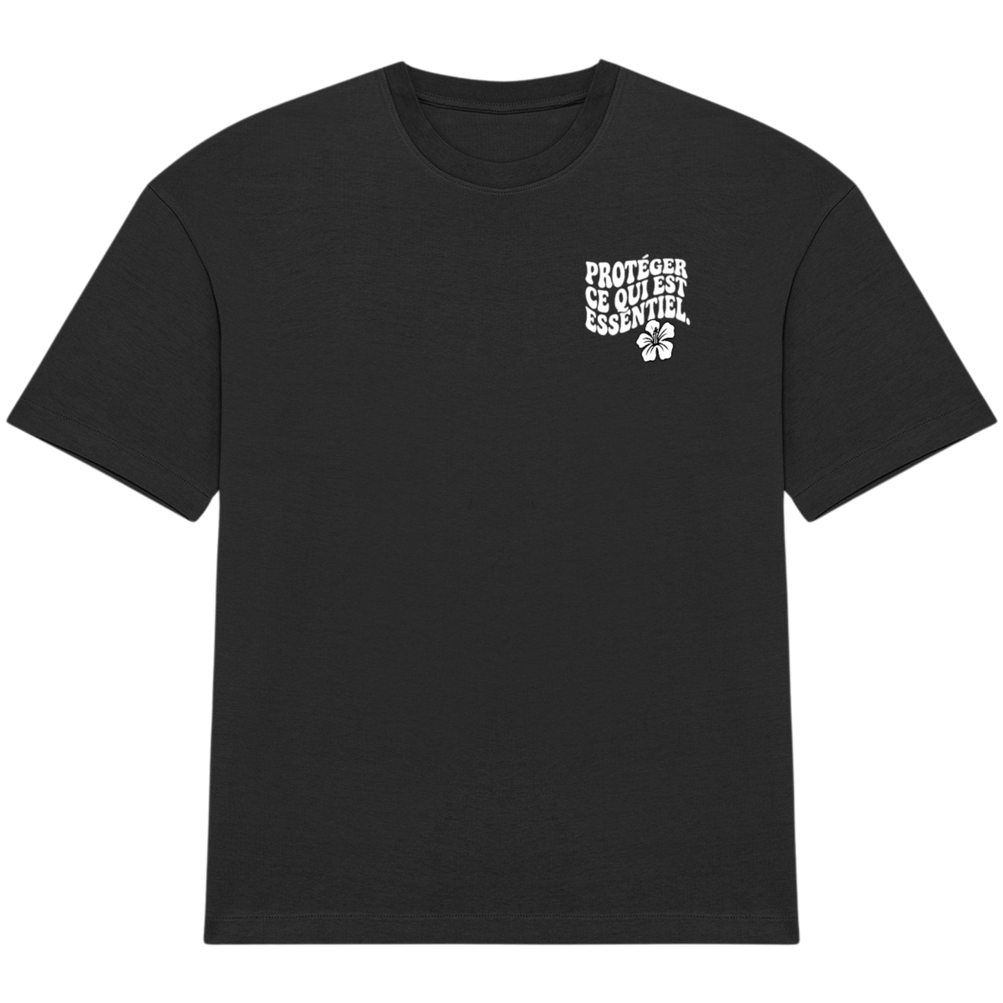 T-shirt ample homme - Protéger ce qui est essentiel.
