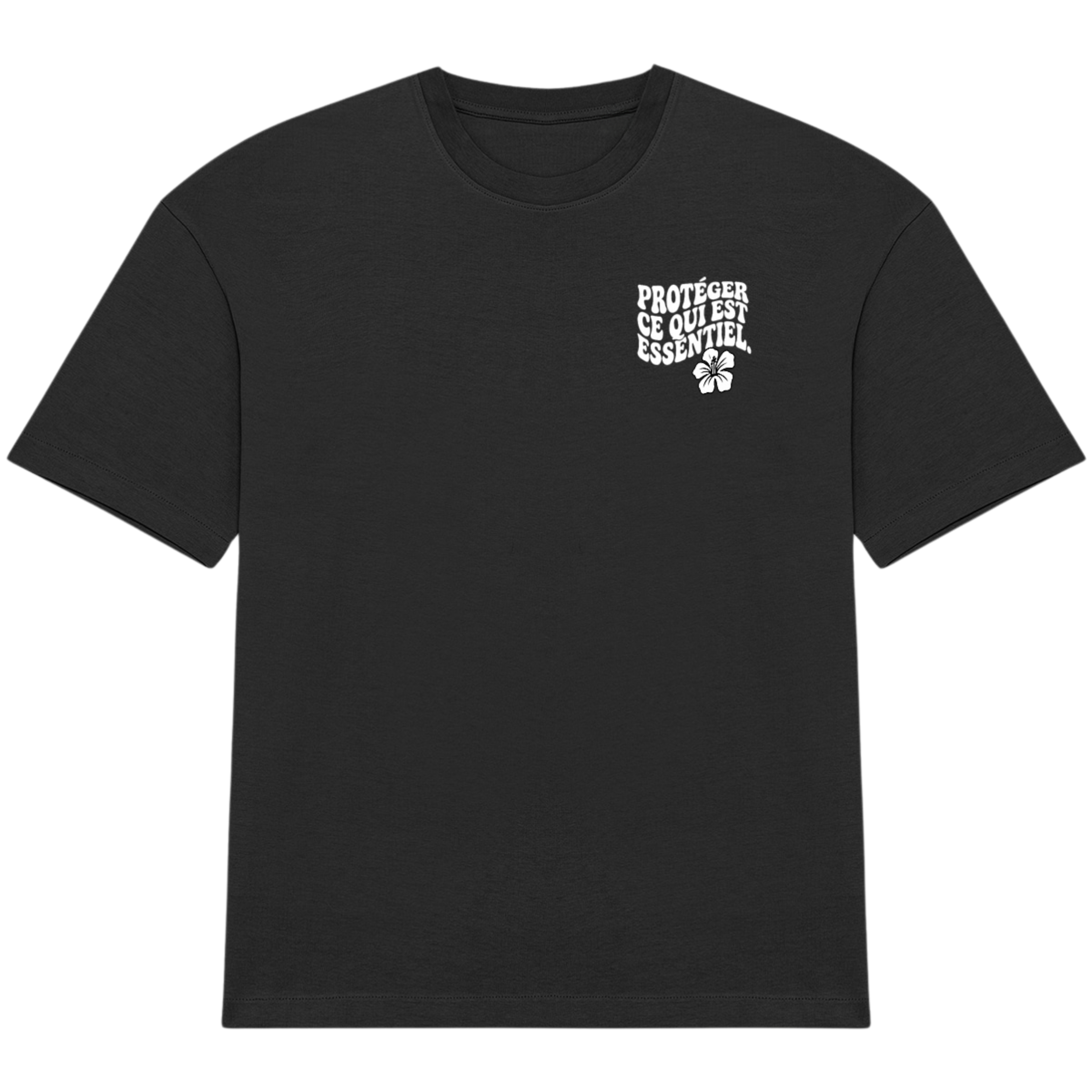 T-shirt ample homme - Protéger ce qui est essentiel.