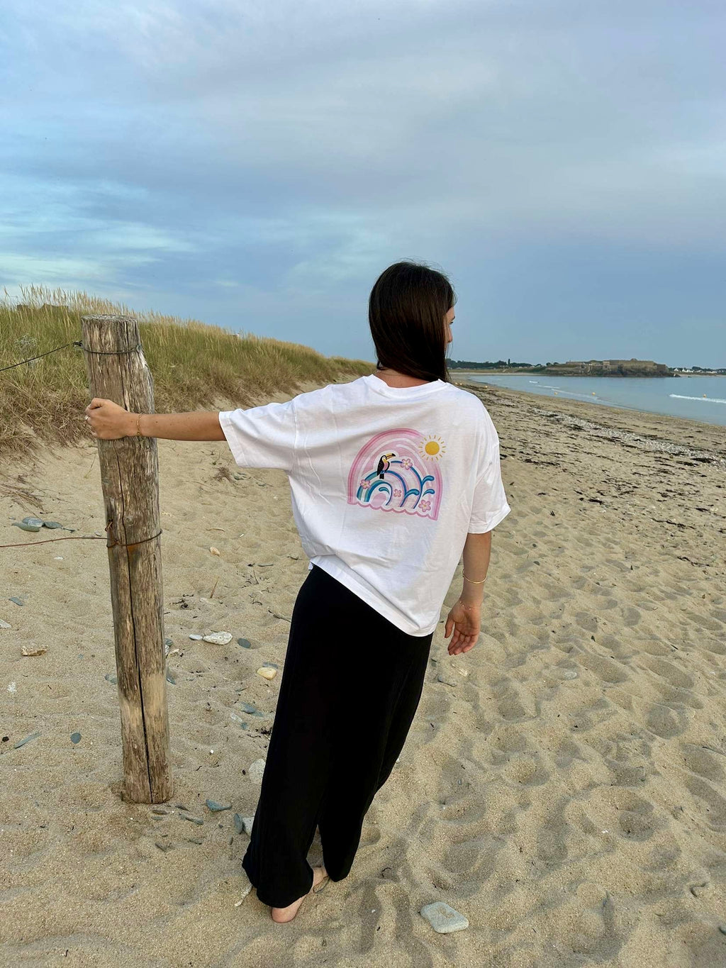 T-Shirt femme ample - Macareux Moine